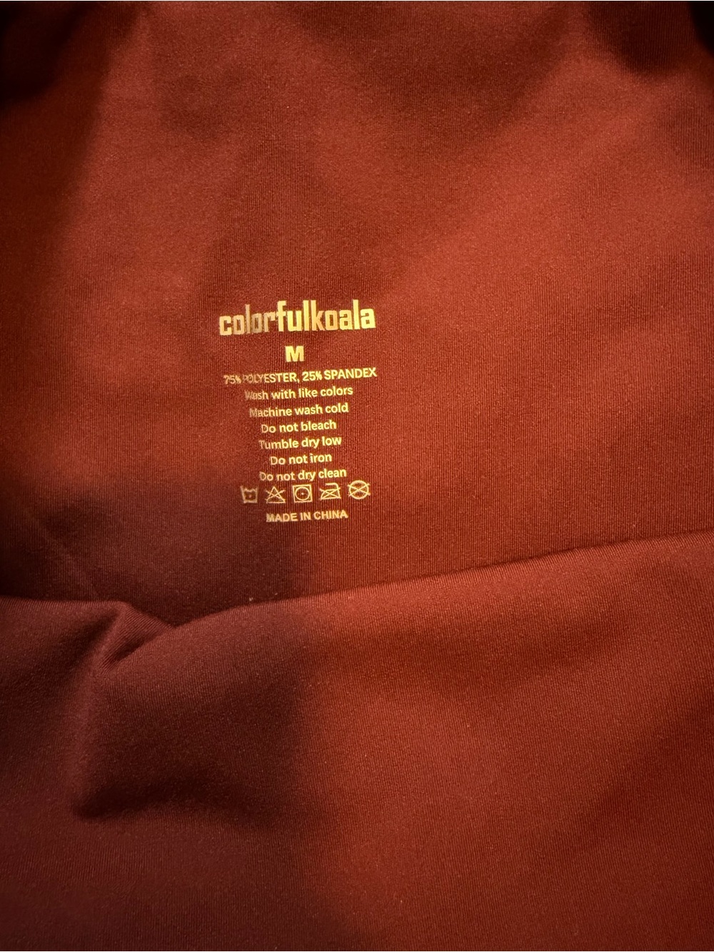 Colorfulkoala Women's High Waisted Leggings w/Pockets. Size M. NWOT. - Picture 3 of 4